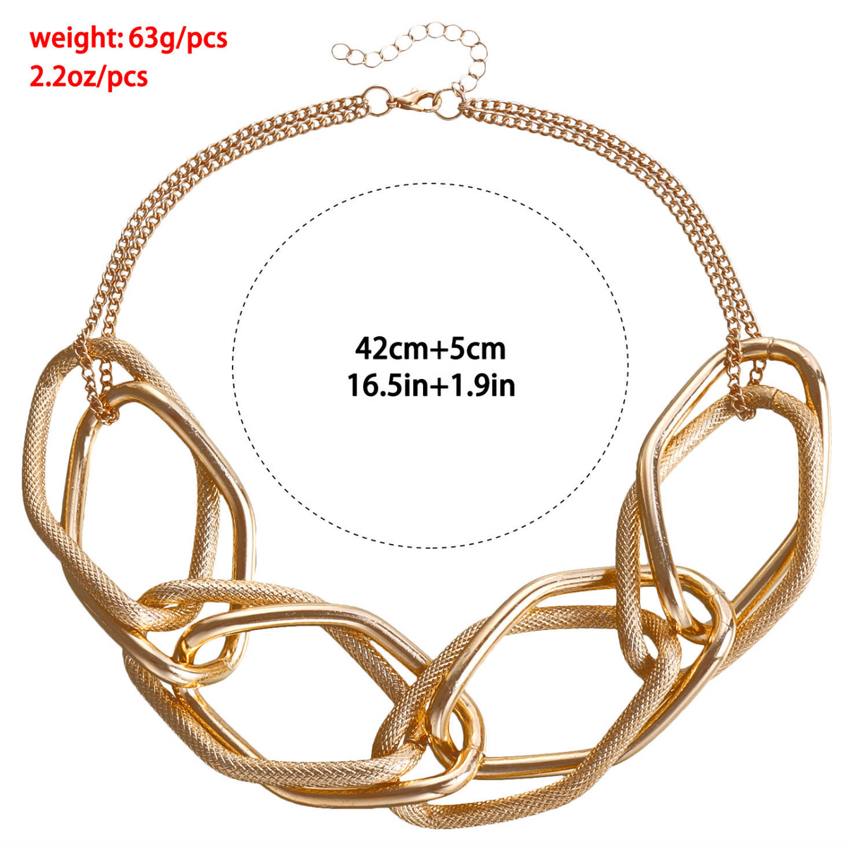 Bold Thick Chain Necklace for Women – Hip Cool Statement Jewelry with Modern Edge