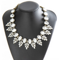 Sparkling Gemstone Statement Necklace for Women – Shimmering Diamond-Inspired Luxury Jewelry